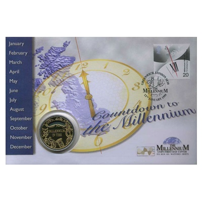 1999 Silver Proof The Millennium Countdown Coin